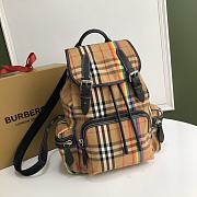 Burberry Rainbow Medium Check Rucksack Backpack 211376 Size 22x33cm - 1