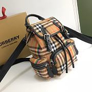 Burberry Small Rainbow Medium Check Rucksack Backpack 211376 Size 22x33cm - 4