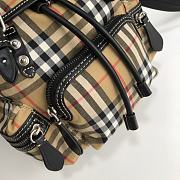 Burberry Small Check Rucksack Backpack 211376 Size 22x33cm - 6