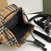 Burberry Small Check Rucksack Backpack 211376 Size 22x33cm - 4