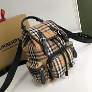 Burberry Small Check Rucksack Backpack 211376 Size 22x33cm - 3