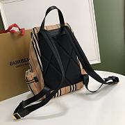 Burberry Beige Check Rucksack Backpack 211376 Size 22x33cm - 5