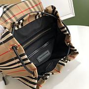 Burberry Beige Check Rucksack Backpack 211376 Size 22x33cm - 4