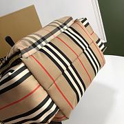 Burberry Beige Check Rucksack Backpack 211376 Size 22x33cm - 2