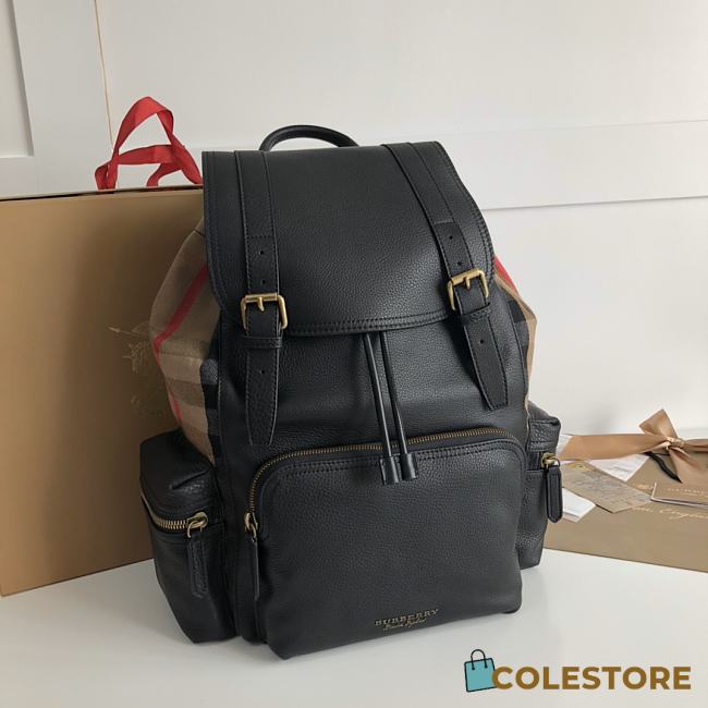 Burberry Backpack With Black Leather Size 42x28cm - 1