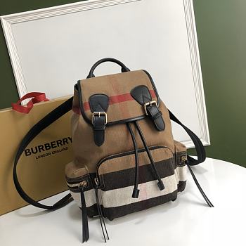 Burberry Backpack With Canvas Leather Size 22x32cm