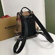 Burberry Backpack With Canvas Leather Size 22x32cm - 6