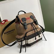 Burberry Backpack With Canvas Leather Size 22x32cm - 4