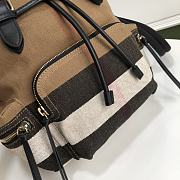 Burberry Backpack With Canvas Leather Size 22x32cm - 2