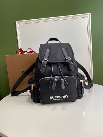 Burberry Logo Print Small Econyl Rucksack Size: 22x14x33cm