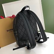 Burberry Backpack With Refined Leather Trim Size 29x15x40cm - 6
