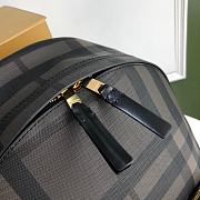 Burberry Backpack With Refined Leather Trim Size 29x15x40cm - 3