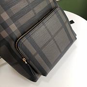 Burberry Backpack With Refined Leather Trim Size 29x15x40cm - 2