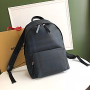 Burberry Backpack With Blue Refined Leather Trim Size 29x15x40cm - 1