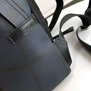 Burberry Backpack With Blue Refined Leather Trim Size 29x15x40cm - 5