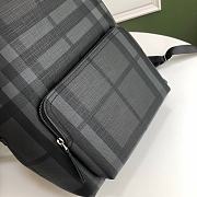 Burberry Backpack With Black Refined Leather Trim Size 29x15x40cm - 3