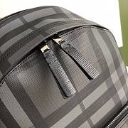 Burberry Backpack With Black Refined Leather Trim Size 29x15x40cm - 2