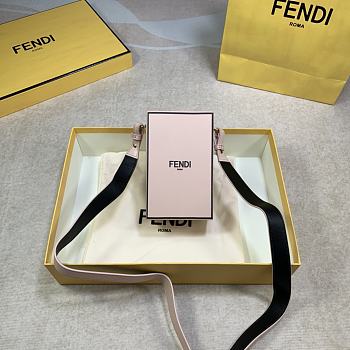 Fendi Mini Box Logo Crossbody Bag 8BT33 Size 10.5x17x7cm