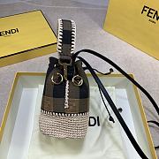 Fendi Mon Tresor Small Bucket Bag 8BS01 Size 18.cm5x12x10 - 6