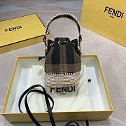 Fendi Mon Tresor Small Bucket Bag 8BS01 Size 18.cm5x12x10 - 5