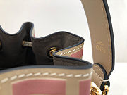 Fendi Mon Tresor Small Bucket Bag With Pink Calfskin Leather 8BS01 Size 18.5x12x10 cm - 6