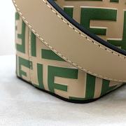 Fendi Mon Tresor Small Bucket Bag With Green Calfskin Leather 8BS01 Size 18.5x12x10 cm - 6