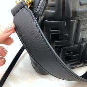 Fendi Mon Tresor Small Bucket Bag With Black Calfskin Leather 8BS01 Size 18.5x12x10 cm - 5