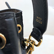 Fendi Mon Tresor Small Bucket Bag With Black Calfskin Leather 8BS01 Size 18.5x12x10 cm - 2