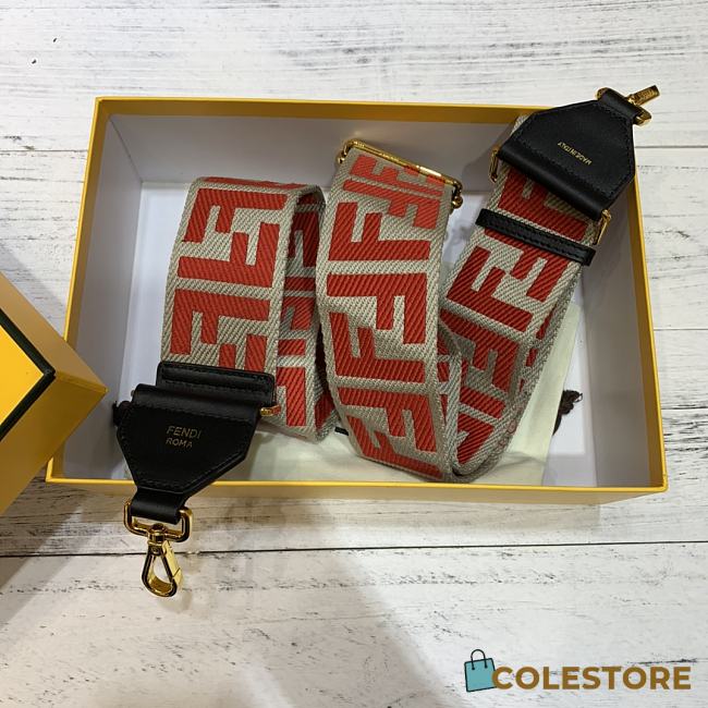 Fendi Red Shoulder Strap  - 1