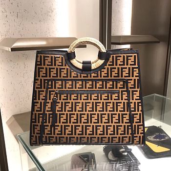 Fendi Runaway Shopping Tote 8BH35 Size 44cm