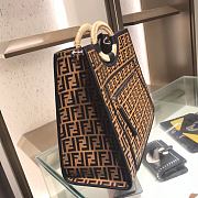 Fendi Runaway Shopping Tote 8BH35 Size 44cm - 2