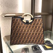 Fendi Runaway Shopping Tote 8BH35 Size 44cm - 6