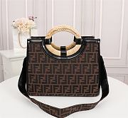Fendi Large Runaway Shopping Tote 8BH35 Size 44cm - 4