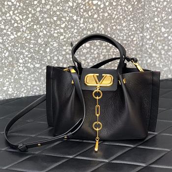 Valentino Garavani Vlogo Escape Tote Bag Size 31x25x15cm
