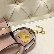Valentino Garavani Vlogo Escape Tote Bag In Dusty Pink  SB1429 Size 31x25x15cm - 5