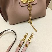 Valentino Garavani Vlogo Escape Tote Bag In Dusty Pink  SB1429 Size 31x25x15cm - 3