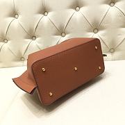Valentino Garavani Vlogo Escape Tote Bag In Brown SB1429 Size 31x25x15cm - 6