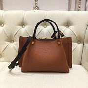 Valentino Garavani Vlogo Escape Tote Bag In Brown SB1429 Size 31x25x15cm - 4