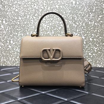 Valentino Vsling Grainy Calfskin Hand Bag VW2B0 Size 25x12x9cm