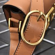 Valentino Garavani Supervee Crossbody Bag With Brown Calfskin WB0G0 Size: 26.5x9x16cm - 5