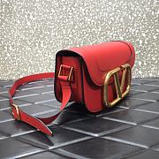 Valentino Garavani Supervee Crossbody Bag With Red Calfskin WB0G0 Size: 26.5x9x16cm - 5