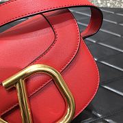 Valentino Garavani Supervee Crossbody Bag With Red Calfskin WB0G0 Size: 26.5x9x16cm - 4