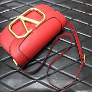 Valentino Garavani Supervee Crossbody Bag With Red Calfskin WB0G0 Size: 26.5x9x16cm - 2