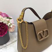 Valentino Vsling Handbag In Grey Size: 31x8.5x29cm - 2