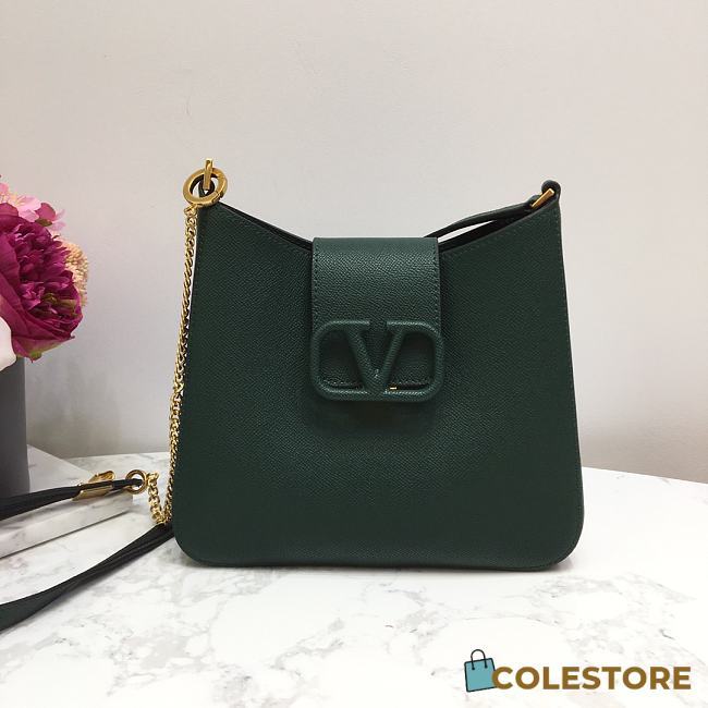 Valentino Vsling Handbag In Dark Blue Size: 31x8.5x29cm - 1