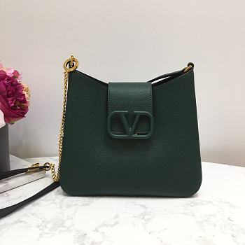 Valentino Vsling Handbag In Dark Blue Size: 31x8.5x29cm