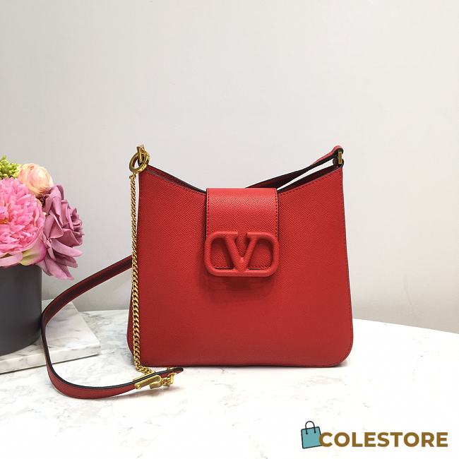Valentino Vsling Handbag In Rose Size: 31x8.5x29cm - 1