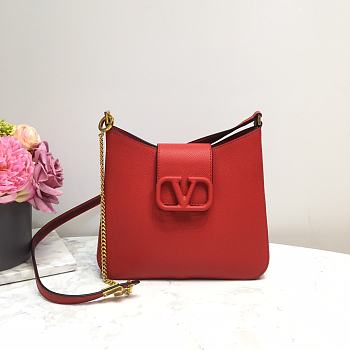 Valentino Vsling Handbag In Rose Size: 31x8.5x29cm