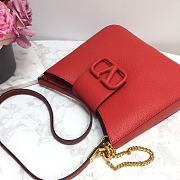 Valentino Vsling Handbag In Rose Size: 31x8.5x29cm - 3