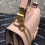 Valentino Garavani Small VSling Shoulder Bag In Pink UW2B0 Size: 22x11x17cm - 6